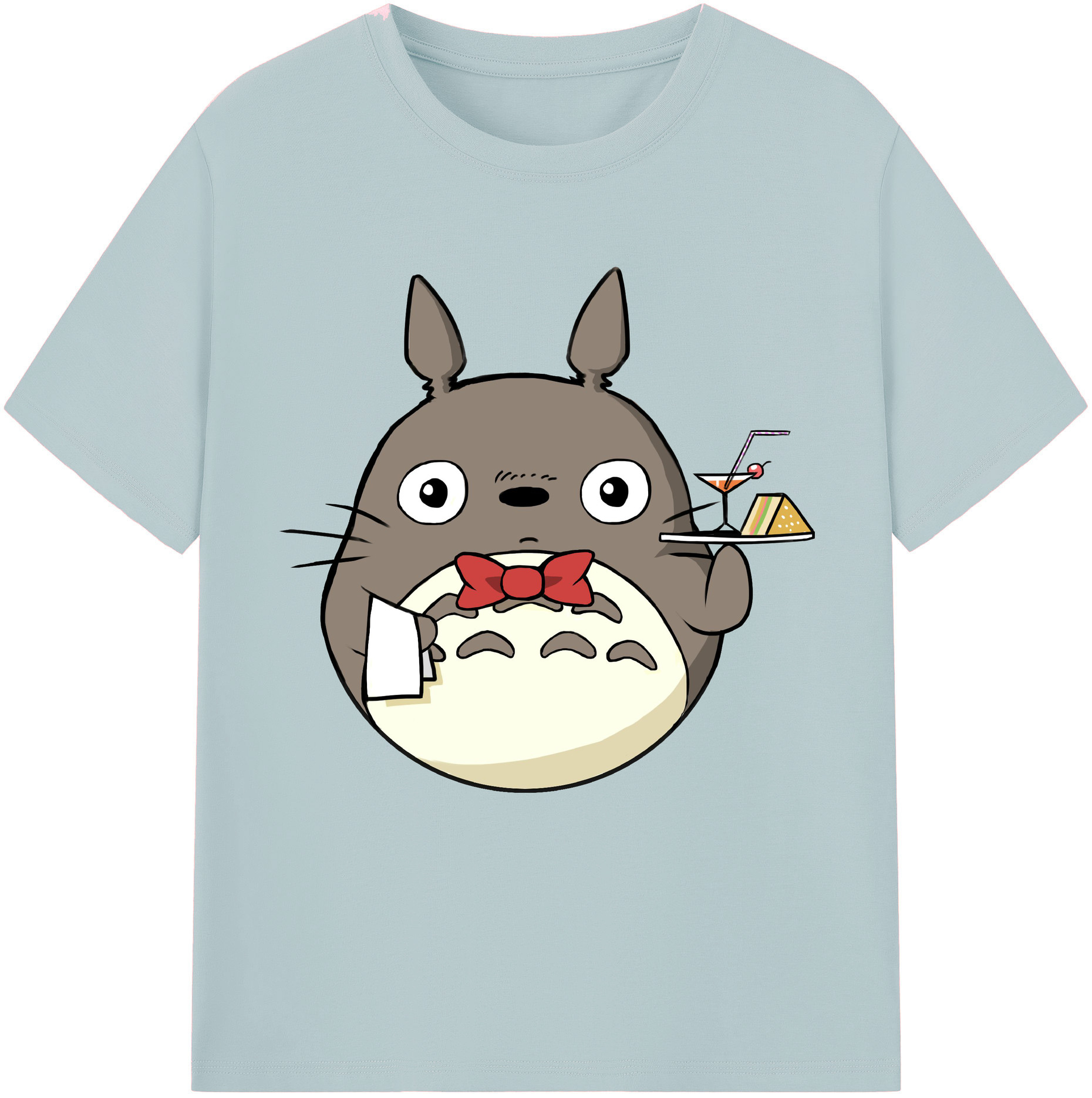 （画像用） となりのトトロ 草壁メイ 草壁サツキ My Neighbor Totoro Satsuki Kusakabe Mei Kusakabe 綿100％半袖Tシャツ（フロントプリント）